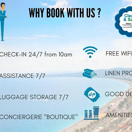 Nestor&jeeves - Duplex Miroir - Hyper Center - Shopping Area - Floor Nice